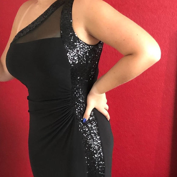 Lauren Ralph Lauren Dresses & Skirts - floor length formal gown, black w/ sequins